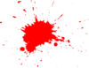 Blot (red) Clip Art