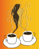 Coffee Cups Duo Clip Art