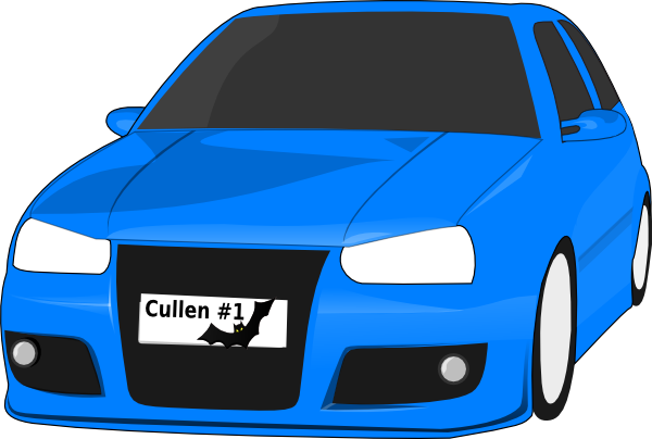 clipart blue car - photo #8