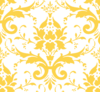 Butter Damask Clip Art