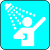 Blue Shower Clip Art