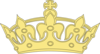 Golden Princess Crown Clip Art