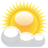 Partly Cloudy With Sunshine Clip Art