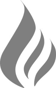 B&w Flame Logo Clip Art
