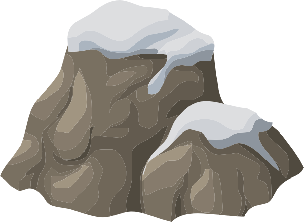 Alpine Landscape Rock Snowy Clip Art at Clker.com - vector clip art