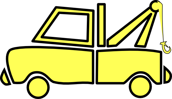 Download Free Yellow Tow Truck Clip Art At Clker Com Vector Clip Art Online Royalty Free Public Domain PSD Mockup Template