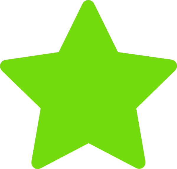 clipart green star - photo #11