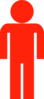 Red Man Symbol Clip Art
