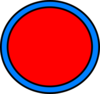 Red Circle 3 Clip Art