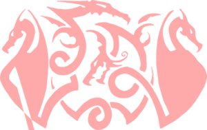 Pink Dragon Clip Art