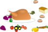 Turkey Dinner Clip Art