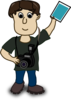 Man With Photo Clip Art
