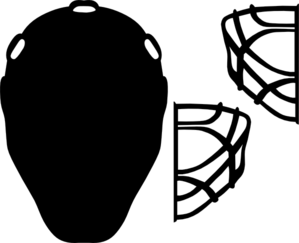 Black Goalie Mask Clip Art