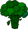 Dark Broccoli Clip Art