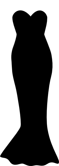 dress outline clip art - photo #46
