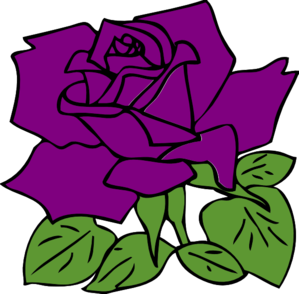  Rose on Purple Rose Clip Art   Vector Clip Art Online  Royalty Free   Public