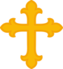 Gold Cross Clip Art