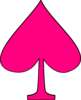 Pink Spade Clip Art