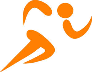 Runner Orange Clip Art