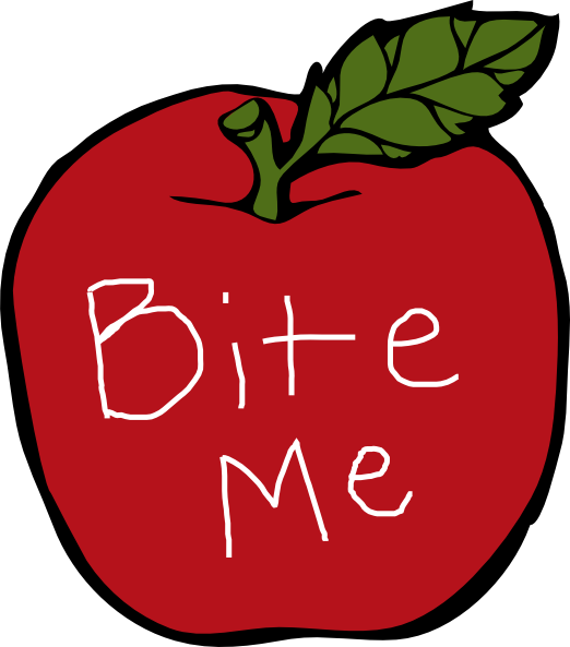 clipart bite me - photo #3