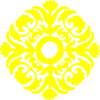 Yellow Circle Design Clip Art