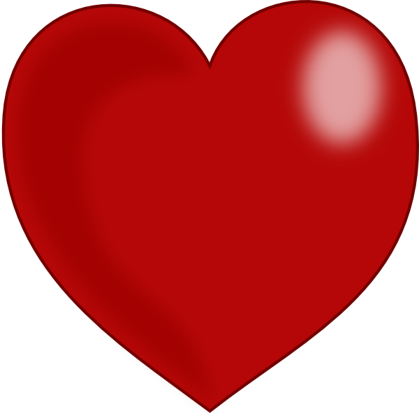big red heart clipart - photo #9