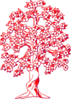 Red Tree  Clip Art