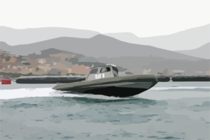 Sailors Aboard A Naval Support Activity Clip Art