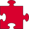 Puzzle Red Clip Art