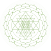 Shri Yantra - Black And White Clip Art