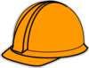 Orange Hard Hat Clip Art