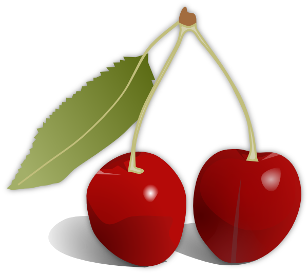 free clip art cherries fruit - photo #22