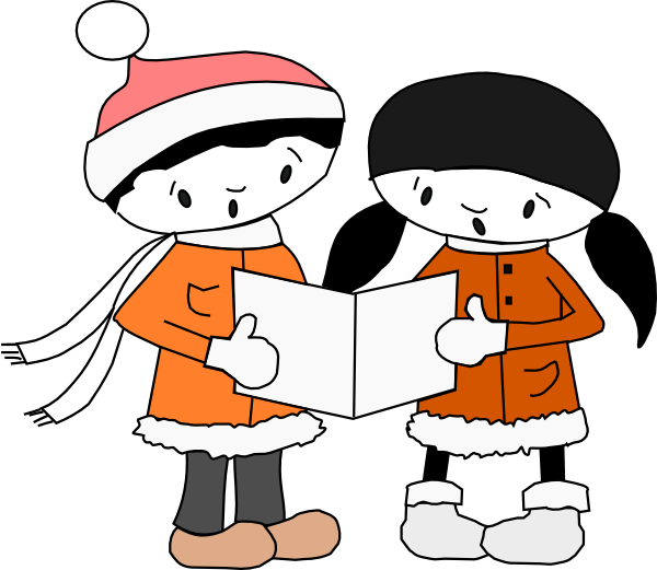 christmas carolers clipart - photo #1