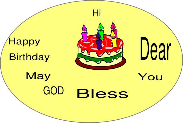 clipart birthday messages - photo #34