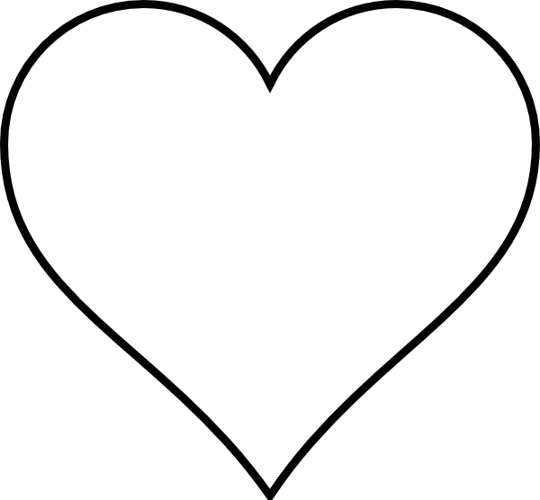free heart silhouette clip art - photo #47