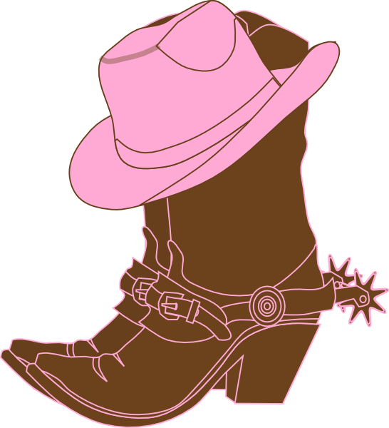 free clipart cowboy hat boots - photo #48