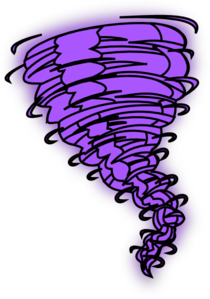 Tornado; Purple Clip Art at Clker.com - vector clip art online, royalty