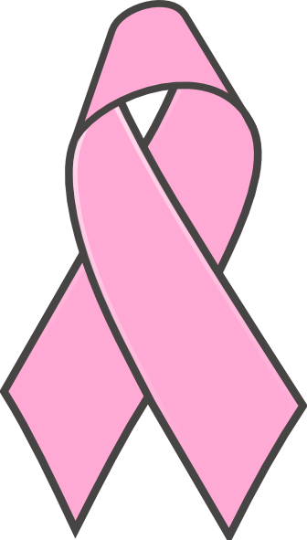 cancer ribbon clip art black and white free - photo #30