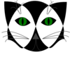 Hypno Cat Clip Art