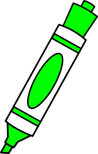 Green Color Marker Clip Art at Clker.com - vector clip art online