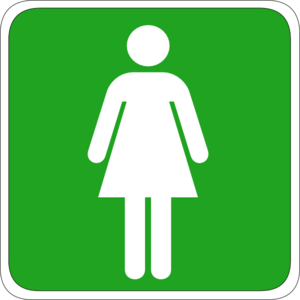 Woman Toilet Sign Clip Art