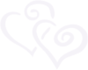 Faint Purple Double Heart Clip Art