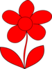 Utt Red Flower Clip Art
