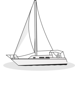 yacht outline clip art vector clip art online royalty free public