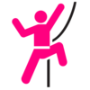 Pink Climber Clip Art