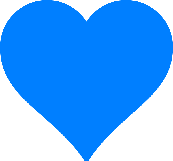 blue heart clip art free - photo #18