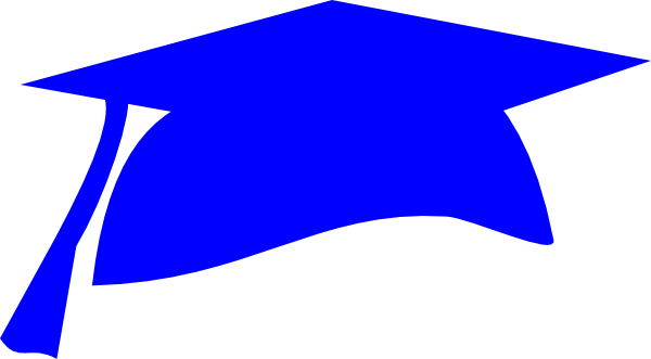 blue graduation cap clip art free - photo #15