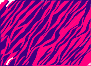 Pink And Purple Zebra Print Background Clip Art