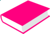 Pink Book Clip Art