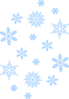 Pale Blue Snowflake Clip Art